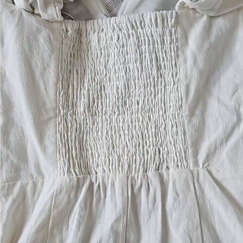 NWT linen off the shoulder dress H&M - Picture 5 of 7